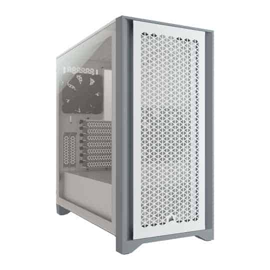 (image for) Corsair 4000D Airflow Tempered Glass Mid-Tower ATX Case White